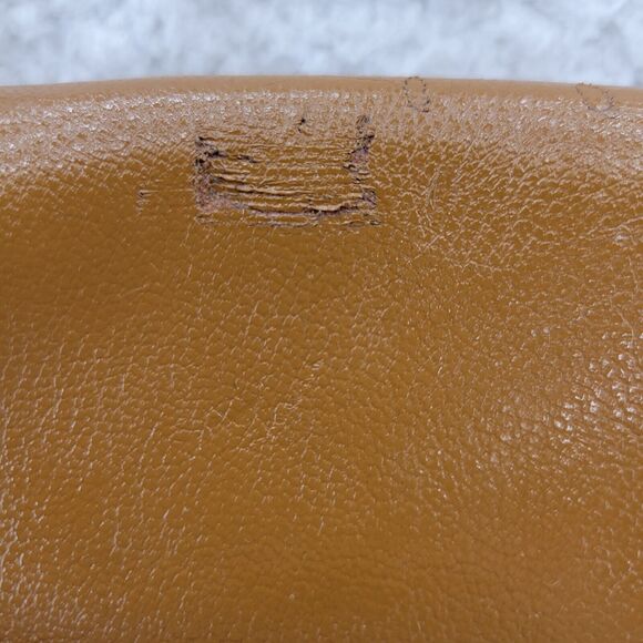 Diane Von Furstenberg Highline Chain Bag Caramel Brown Leather Gold Tone - Picture 10 of 13